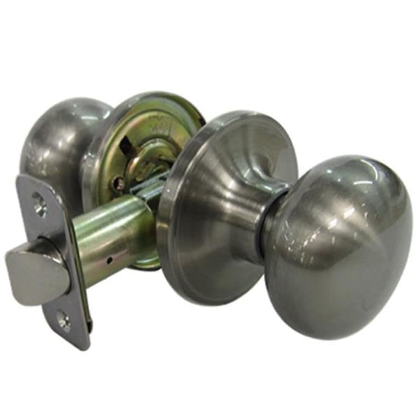 Taiwan Fu Hsing Industrial 221789 Tru-Guard Mushroom Passage Knob Set; Satin Nickel 221789 - main